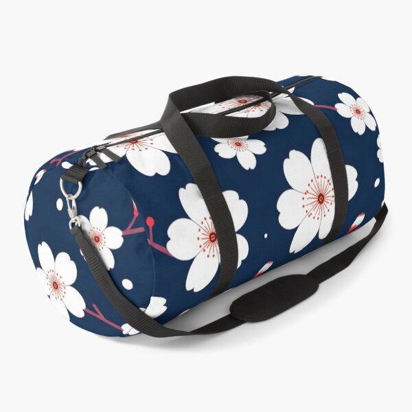 Item preview, Cherry Blossom Pattern on Blue Background designed and sold by DesignedOutside.