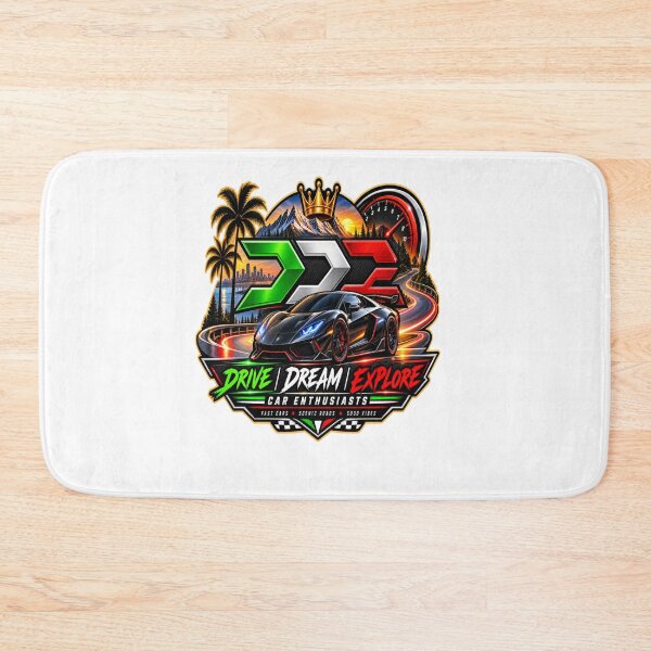 Item preview, Drive Dream Explore Car Enthusiast Racing Sports Car designed and sold by Artbysarmina.