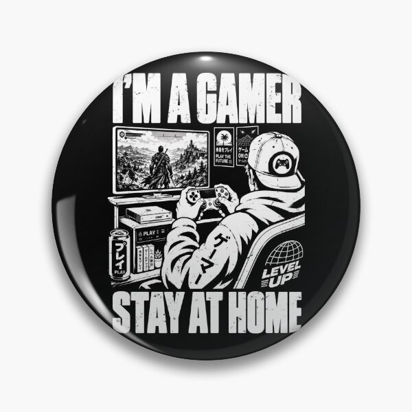 Item preview, I'm a Gamer Stay at Home Graphic Design designed and sold by rafaeltto.