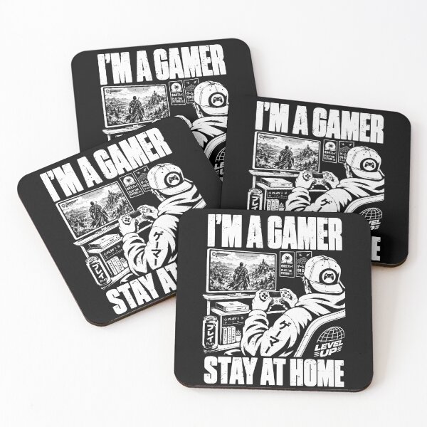 Item preview, I'm a Gamer Stay at Home Graphic Design designed and sold by rafaeltto.