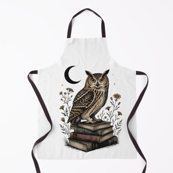 Item preview, Copy of Vintage Wise Owl Standing on Stack of Books Knowledge Art designed and sold by Pyt27.