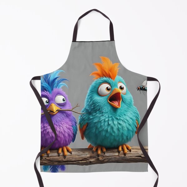 Item preview, Funny Goofy Birds and Butterflies 3D Art designed and sold by ToxicInkArt.
