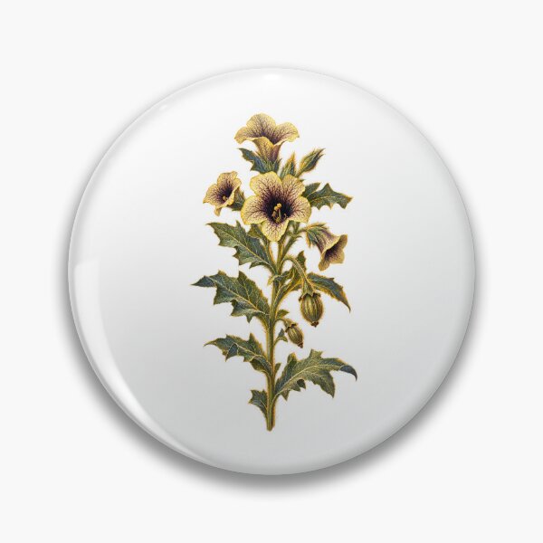 Item preview, Henbane Botanical | Poison Garden Apothecary Art | Witchy Herb Lover Gift designed and sold by Brackenlume Studio.