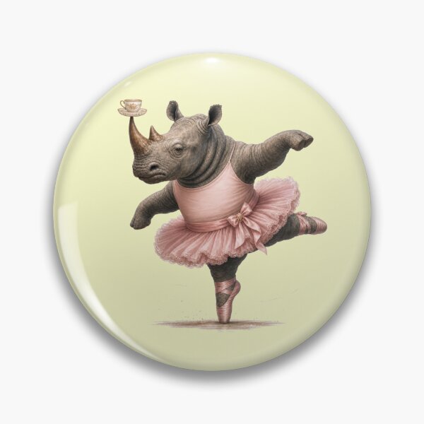 Item preview, Ballerina Rhino Gift designed and sold by Wenvilgrace.