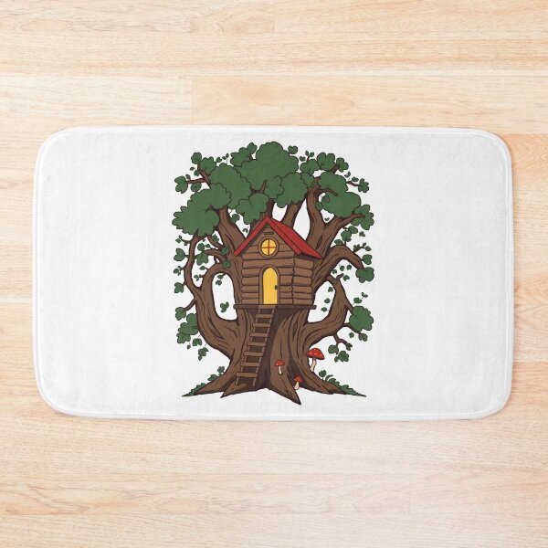 Item preview, Treehouse Cabin Sticker designed and sold by Sage Print House.