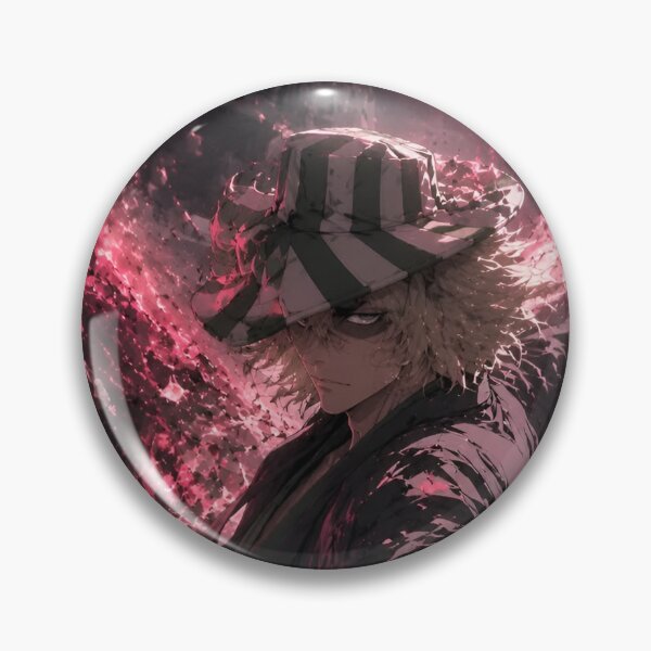 Item preview, Kisuke Urahara Bleach Anime Artwork – Pink Energy Sword Warrior designed and sold by Dyan4.