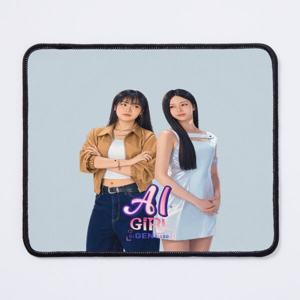 Item preview, AI Girl Gen Fashion – Pink & Blue AI Girl Design designed and sold by Noova Studio.
