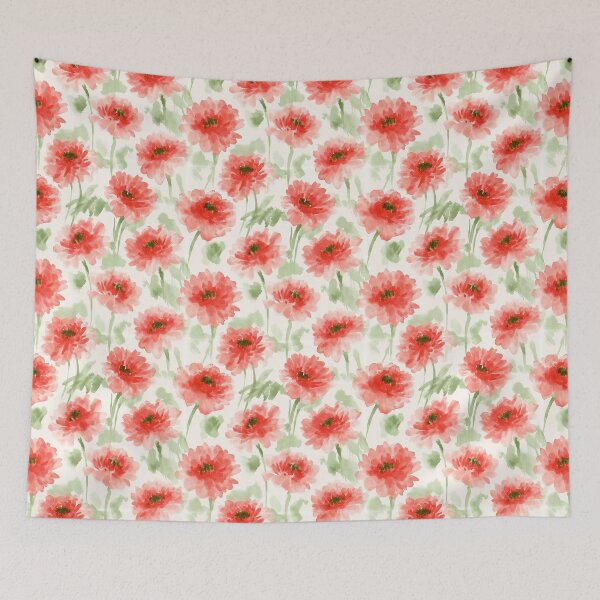 Item preview, Colorful Zinnia Texture  - Flower Garden Pattern - Christmas Gifts For Her designed and sold by RoyalStarsPatts.