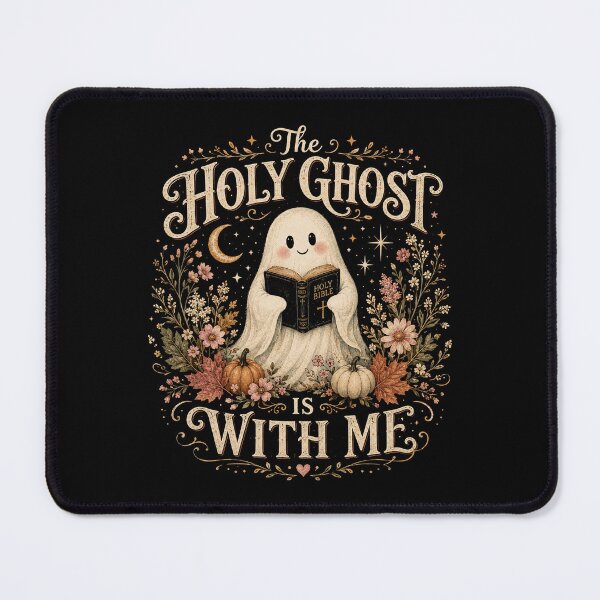 Item preview, The Holy Ghost Is With Me – Cute Christian Halloween Faith designed and sold by will freed18.