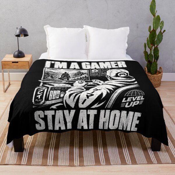Item preview, Gamer Stay at Home Vintage Graphic Design designed and sold by rafaeltto.
