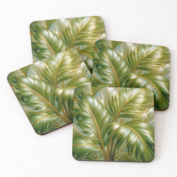 Item preview, Luxurious Palm Leaves Tropical Art designed and sold by MargaretWiktor.