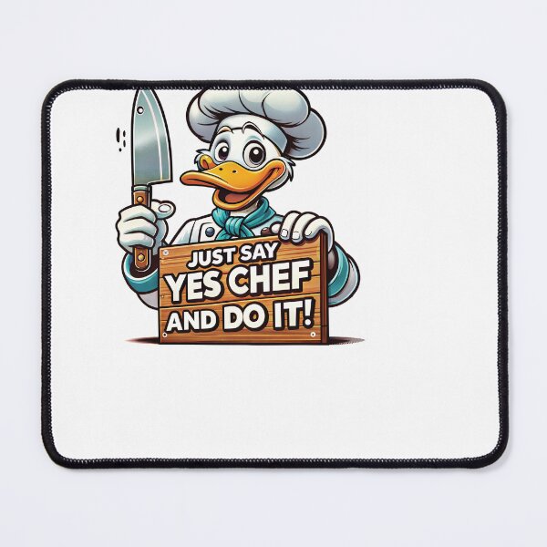 Item preview, Funny Yes Chef Duck designed and sold by sazuii.