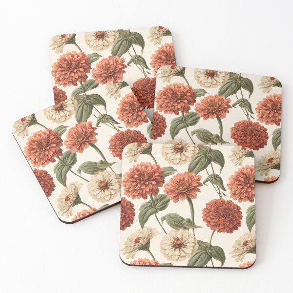Item preview, Artistic Zinnia Print - Flower Floral Pattern - Christmas Gifts For Mom designed and sold by RoyalStarsPatts.