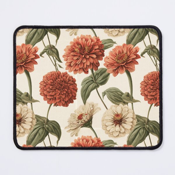 Item preview, Artistic Zinnia Print - Flower Floral Pattern - Christmas Gifts For Mom designed and sold by RoyalStarsPatts.