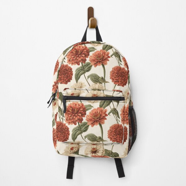 Item preview, Artistic Zinnia Print - Flower Floral Pattern - Christmas Gifts For Mom designed and sold by RoyalStarsPatts.
