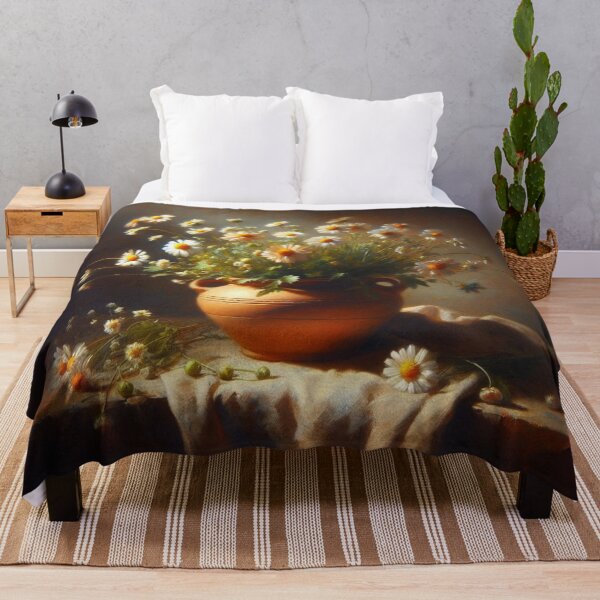 Item preview, Rustic Daisies Floral Still Life designed and sold by Tootley.