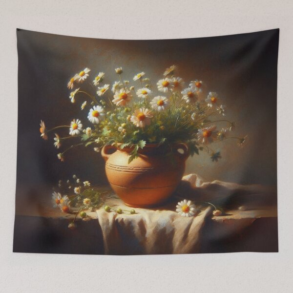 Item preview, Rustic Daisies Floral Still Life  designed and sold by Tootley.
