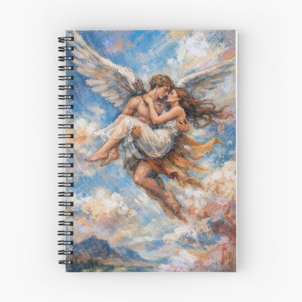 Item preview, Eros and Psyche Painting – Greek Mythology Love Art designed and sold by GalleryKauffeld.