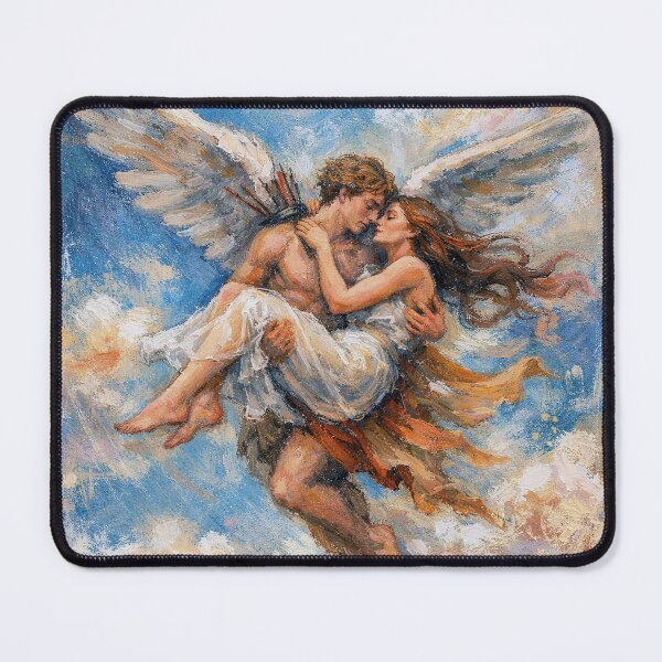 Item preview, Eros and Psyche Painting – Greek Mythology Love Art designed and sold by GalleryKauffeld.