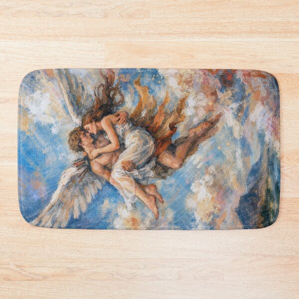 Item preview, Eros and Psyche Painting – Greek Mythology Love Art designed and sold by GalleryKauffeld.