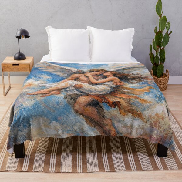 Item preview, Eros and Psyche Painting – Greek Mythology Love Art designed and sold by GalleryKauffeld.