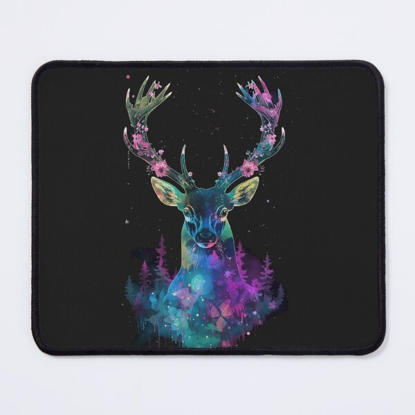 Item preview, Mystic Cosmic Galaxy Stag Artwork designed and sold by NovaPrintLab92.