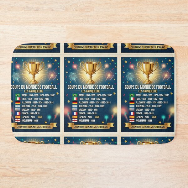 Item preview, The winning countries in football designed and sold by MrBoutik.