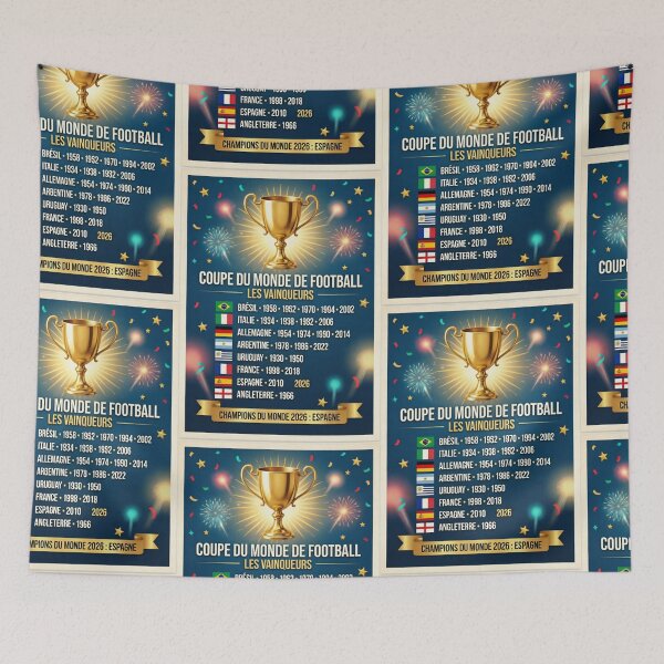 Item preview, The winning countries in football designed and sold by MrBoutik.