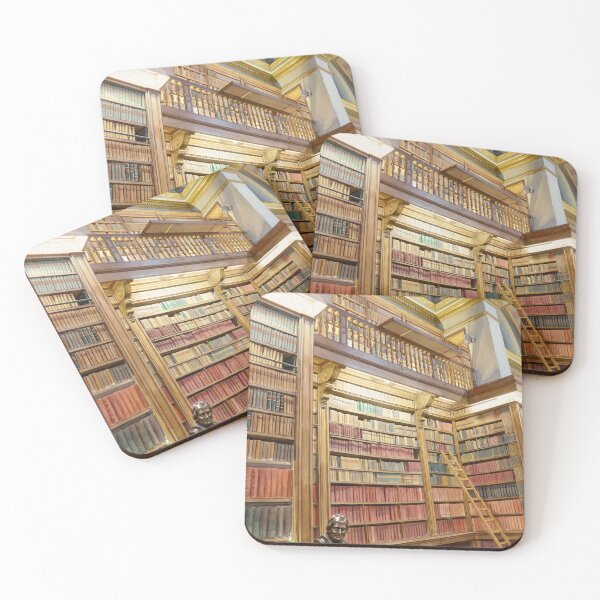 Item preview, Grand Bibliothèque Interior — Historic Reading Room Watercolor  designed and sold by M.ALK.Watercolor.