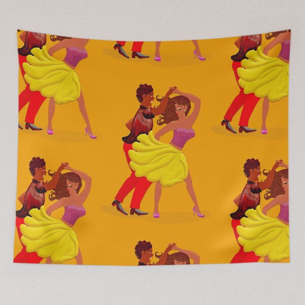 Item preview, Cuban salsa dancers - Paper cut art designed and sold by Yamy Morrell Art and Design.