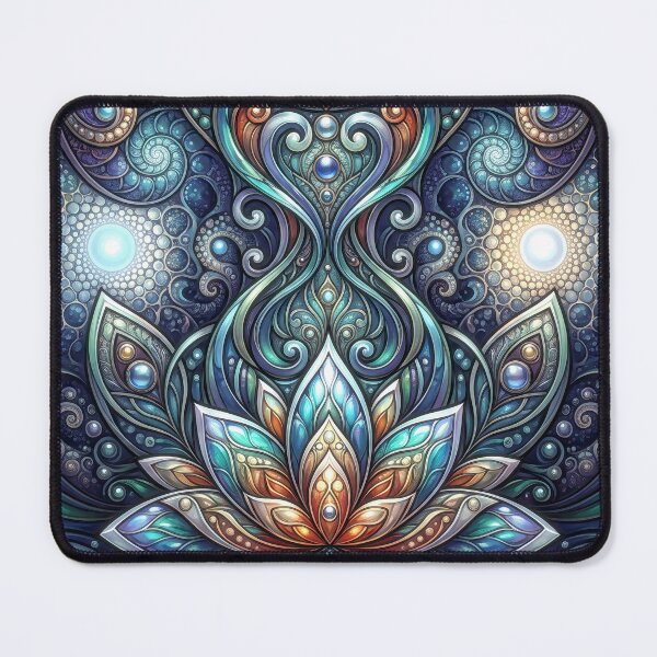 Item preview, Mystical Lotus Fractal Mandala designed and sold by Frackxion.