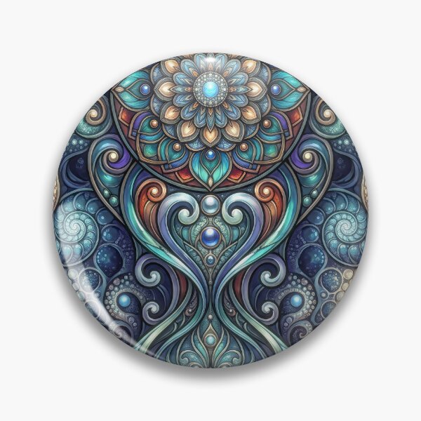 Item preview, Mystical Lotus Fractal Mandala designed and sold by Frackxion.
