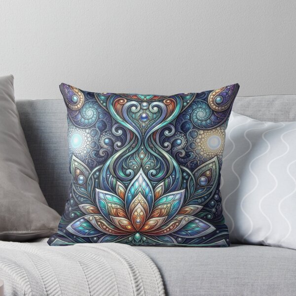Item preview, Mystical Lotus Fractal Mandala designed and sold by Frackxion.