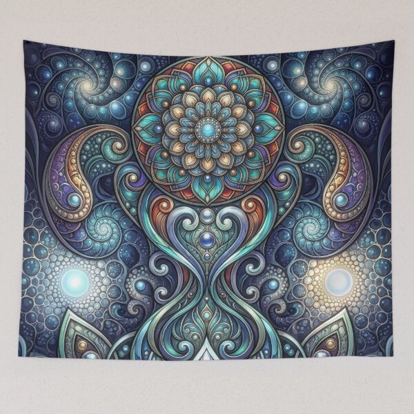 Item preview, Mystical Lotus Fractal Mandala designed and sold by Frackxion.