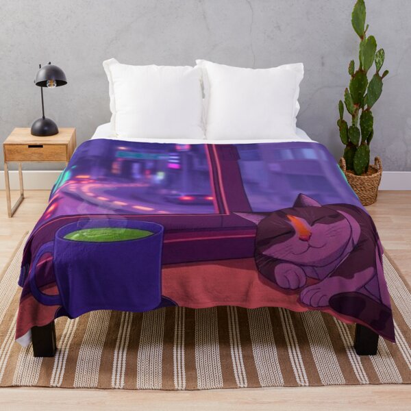 Item preview, Cozy Lofi Cat with Matcha designed and sold by Asiantrendzz.