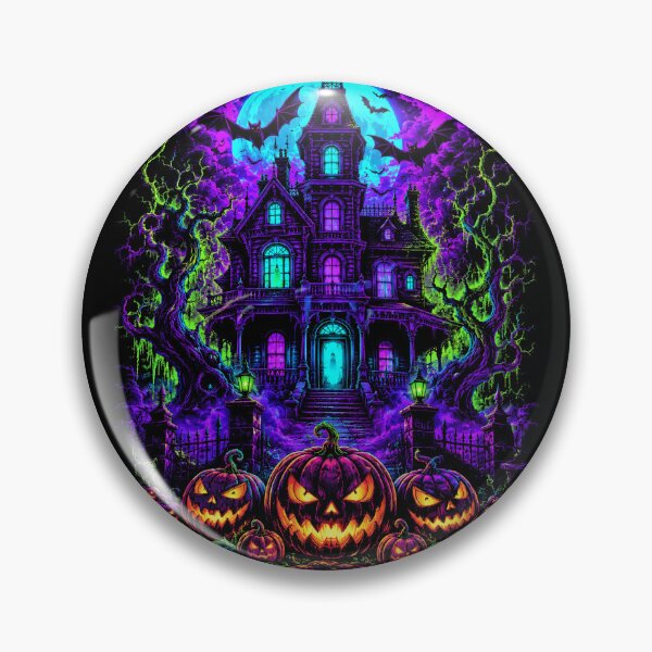 Item preview, Vintage Halloween Spooky Scene Retro Pumpkin Scary Season designed and sold by will freed18.