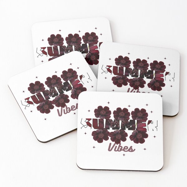 Item preview, Vintage Chocolate Cosmos Summer Vibes Floral Graphic Print designed and sold by El-RoiDesigns.