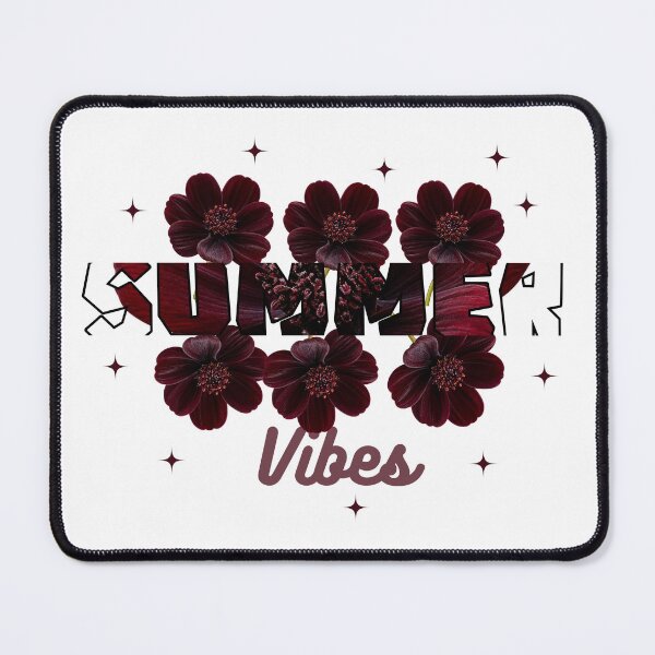 Item preview, Vintage Chocolate Cosmos Summer Vibes Floral Graphic Print designed and sold by El-RoiDesigns.