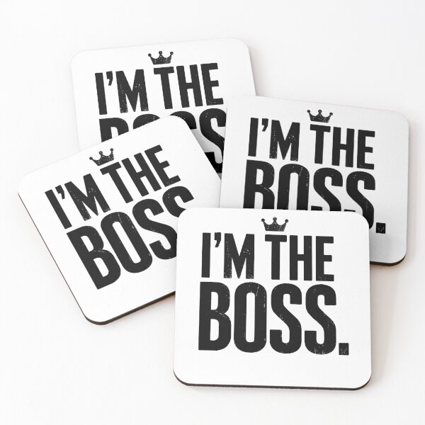 Item preview, Im The Boss Crown Funny Office Quote Mug designed and sold by Nuttajak.