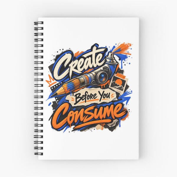 Item preview, Create Before You Consume Graffiti Art designed and sold by Mosslume Studio.
