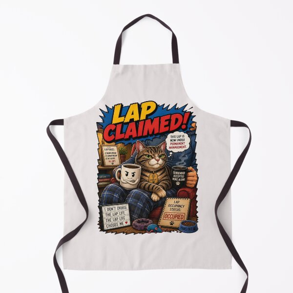 Item preview, Lap Claimed – Funny Comics Design designed and sold by Mac Sketches.