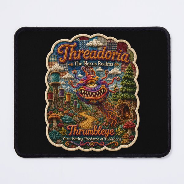 Item preview, Threadoria Thrumbleye – Colorful Crochet Fantasy Monster designed and sold by gorff.