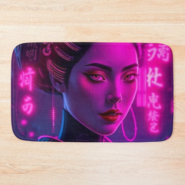 Artikelvorschau, Cyberpunk-Neon-Geisha entworfen und verkauft von Asiantrendzz.