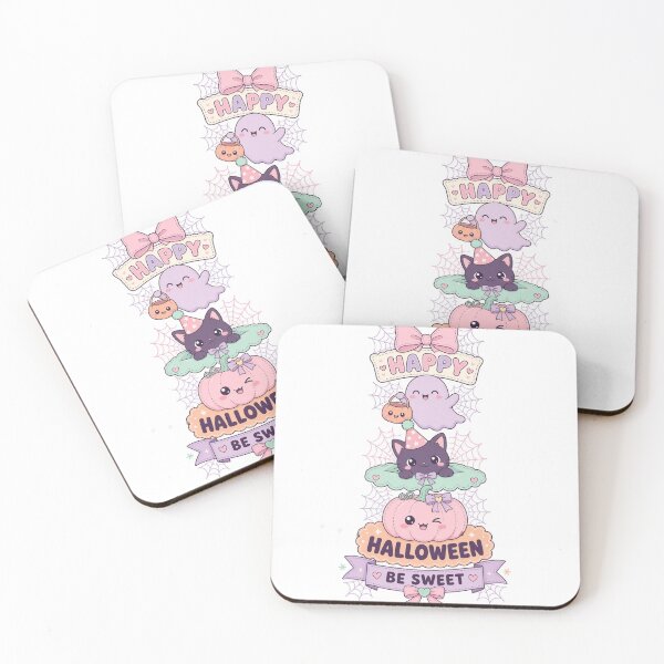 Item preview, Happy Halloween Be Sweet Ghost Stack designed and sold by IntelliMindDesigns.