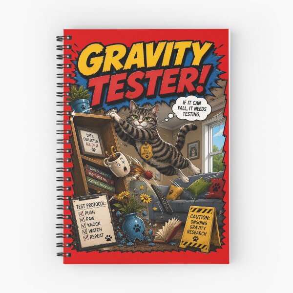 Item preview, Gravity Tester – Funny Comics Design designed and sold by Mac Sketches.