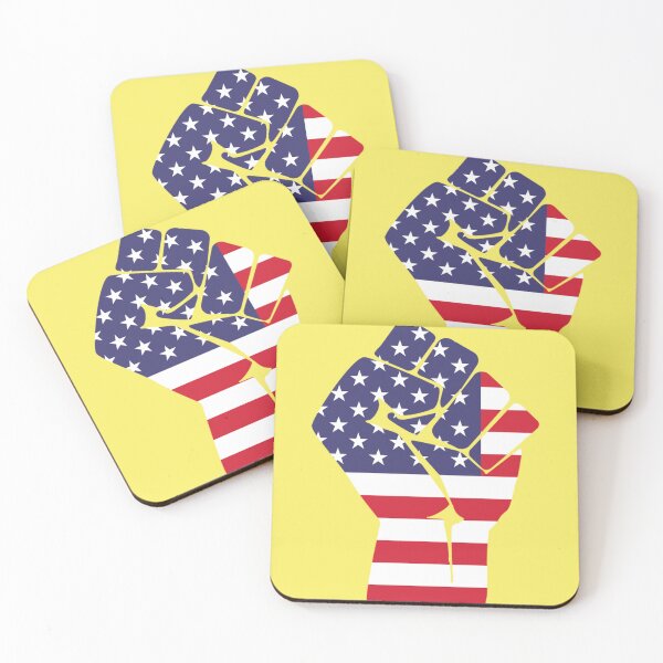 Item preview, USA Fist Flag America Patriotism Resistance America designed and sold by Mauswohn.