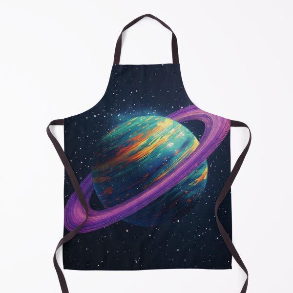 Item preview, Blue-Green Red-Orange Ringed Planet #1 designed and sold by Jadelight's AI Slop.