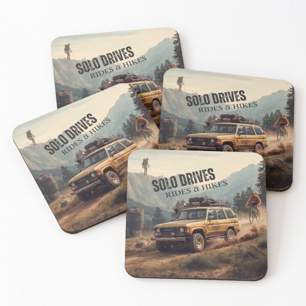 Item preview, Solo Drives Rides & Hikes Design 3 designed and sold by kostasgatzo.