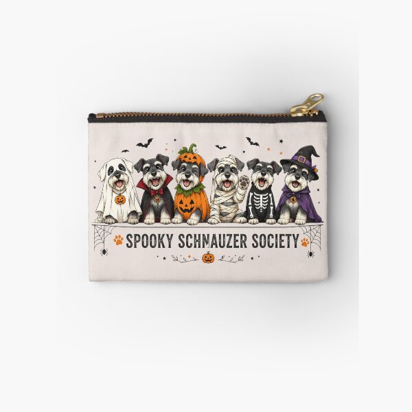 Item preview, Spooky Schnauzer Society Halloween, Cute Schnauzer Dog Mom Fall Gift, Funny Dog Lover designed and sold by Quiajia.