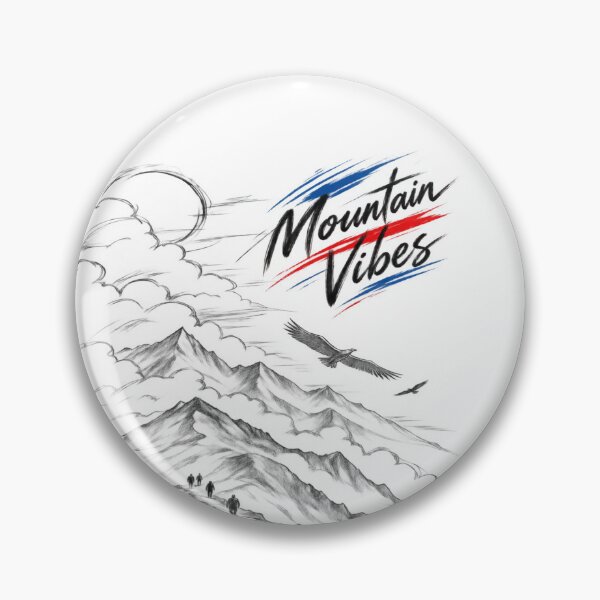 Item preview, Mountain Vibes – Hiking Adventure Illustration designed and sold by NOVS·94.